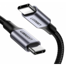 Кабель UGREEN US316 USB-C Cable Aluminum Case with Braided 1m (UGR-70427) черный