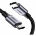 Кабель UGREEN US316 USB-C Cable Aluminum Case with Braided 1m (UGR-70427) черный