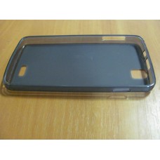 Чехол накладка для Fly IQ4503 прозрачно-серый