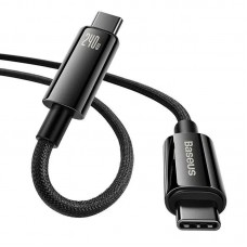 Кабель 3 метра Baseus 240W Type-C to Type-C  (CAWJ040201) Tungsten Gold черный