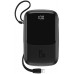 Внешний аккумулятор Baseus PPQD-B01 Qpow 10000 mAh с кабелем для iPhone черный