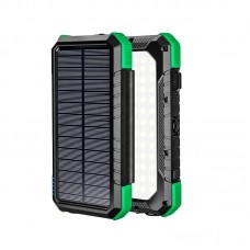 Внешний аккумулятор на солнечной панели 20000mAh PN-W12Pro Solar Power bank