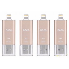 Флешка Hoco UD2 16GB - USB и lightning MFI