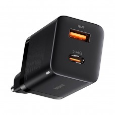 Зарядное устройство BASEUS Super Si Pro 30W 2 порта USB и Type-C (CCSUPP-E01)