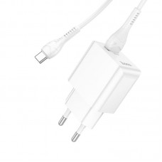 Зарядный комплект HOCO C98A Type-C cable Proton 1USB 18W белый