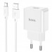 Блок питания сетевой HOCO C106A Leisure +Type-C single port charger 1USB 10.5W белый