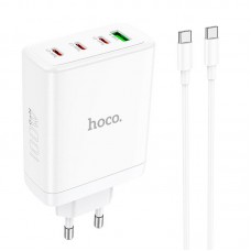 Адаптер сетевой HOCO Leader Type-C to Type-C Cable four-port (3C1A) fast charger set N31 |4Type-C/1USB,