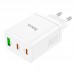 Зарядное устройство 3 порта юсб HOCO Start three-port charger N33 35W Адаптер сетевой блок белый