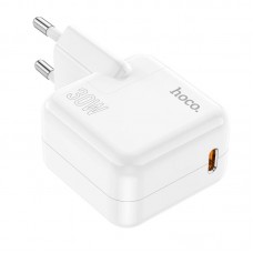 Адаптер сетевой HOCO Advantage single port charger C112A сам блок  белый