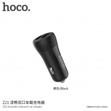 Адаптер автомобильный Hoco Z21  |2USB, 3.4А|