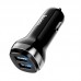 Автомобильное зарядное устройство Hoco Z40 Superior с двумя USB портами черное