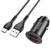 Адаптер и к автомобильный HOCO NZ1 Developer Type-C 36W черные