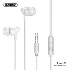 Наушники REMAX with mic Wired Earphone RW-106 HD Mic