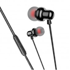 Наушники BOROFONE Sole wire-controlled earphones with mic HiFi BM65 1.2 метр черные