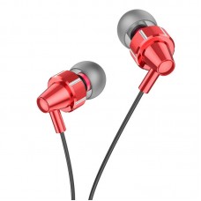 Наушники HOCO Delight wired digital earphone with microphone M90 красные