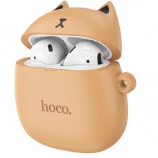 Наушники HOCO CAT True wireless stereo headset EW45 беспроводные коричневые