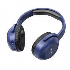 Наушники беспроводные полноразмерные HOCO Art sount BT headset W33 синие