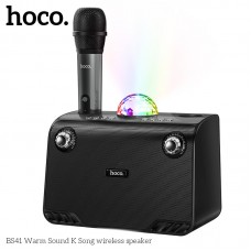 Акустика-караоке HOCO Warm Sound K Song wireless speaker BS41 с микрофоном 20W