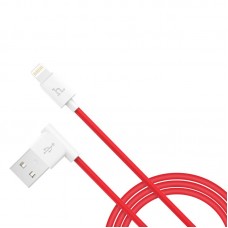 Кабель HOCO lightning L Shape 1.2m UPL11 красный для телефона или планшета Apple