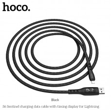 Кабель HOCO Lightning Sentinel Timing Display S6 |1.2m, 2.4A|