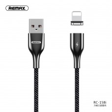 Кабель магнитный REMAX RC-158i Lightning Magnets Series 1 метр отделяемый коннектор черный