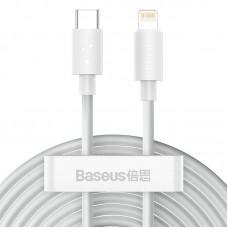 Кабель Baseus Type-C to Lightning Simple Wisdom Data Cable Kit |1.2m, 20W, PD| (2PCS-Set)