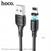 Кабель магнитный HOCO X52 Sereno magnetic charging cable Lightning 1.2m черный