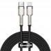 Кабель BASEUS Type-C to Lightning Cafule Series Metal Data Cable |2M, 20W, PD| (CATLJK-B02)