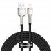 Кабель BASEUS Lightning Cafule Series Metal Data Cable |2M, 2.4A| (CALJK-B02)