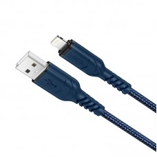 Кабель HOCO Lightning Victory charging data cable X59 1m синий