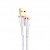 Кабель USAMS Lightning Aluminum Alloy Charging & Data Cable US-SJ487 U64 1.2m белый