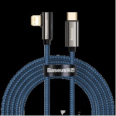 Кабель BASEUS Type-C to Lightning Legend Series Elbow Fast Charging Cable 2m (CACS000303) синий