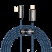 Кабель BASEUS Type-C to Lightning Legend Series Elbow Fast Charging Cable 2m (CACS000303) синий