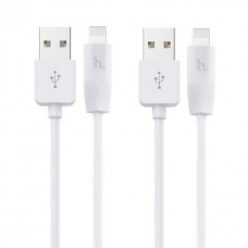 Кабели набор 2 шт Lightning USB Hoco X1 2pcs - комплект из 2 штук белых