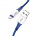 Кабель HOCO X70 Lightning Ferry charging data cable синий 6931474760449