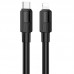 Кабель HOCO Type-C to Lightning Solid PD charging data cable X84 черный