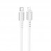 Кабель HOCO Type-C to Lightning Strength PD charging data cable X85 1 метр белый
