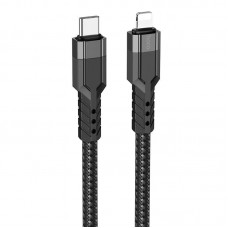 Кабель HOCO Type-C to Lightning charging data cable U110 |1.2m, 20W, 3A|