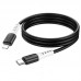 Кабель силиконовый HOCO Type-C to lightning silicone charging data cable X82 черный