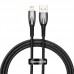 Кабель Baseus Lightning Glimmer Series 1 метр черный CADH000201