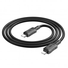 Кабель HOCO Type-C to Ligtning Leader PD charging data cable X94 20W 1 метр черный
