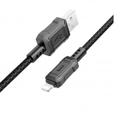 Кабель HOCO Lightning Leader charging data cable X94 1 метр черный