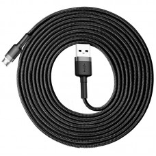 Кабель BASEUS Micro USB Cafule 3m черно серый (CAMKLF-HG1)