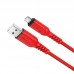 Кабель HOCO Micro USB Victory charging data cable X59 1 метр красный