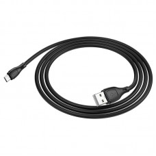 Кабель HOCO Micro USB Ultimate silicone charging data cable X61 1 м черный