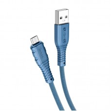 Кабель HOCO X67 MicroUSB Nano silicone cable 1 м синий