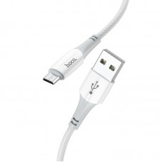 Кабель HOCO Micro USB Ferry charging data cable X70 1m белый