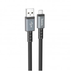 Кабель HOCO Micro USB Strength charging data cable X85 серый