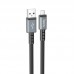 Кабель HOCO Micro USB Strength charging data cable X85 серый