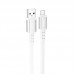 Кабель HOCO Micro USB Strength charging data cable X85 1м белый